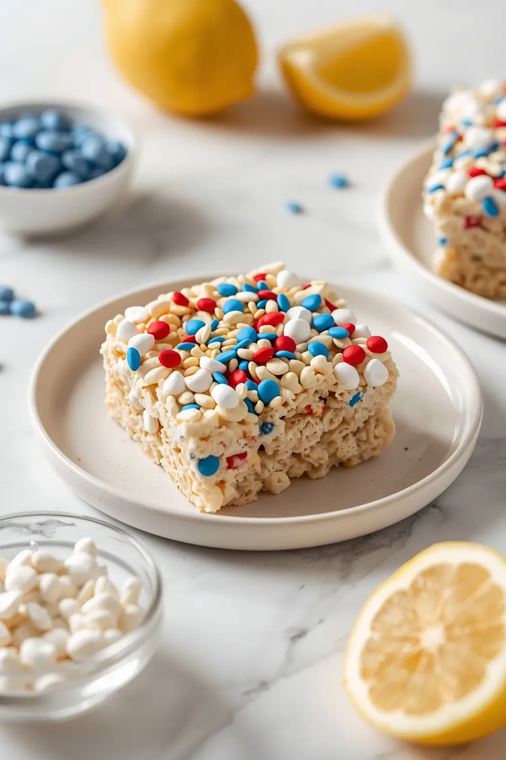 4th july rice krispie treats cozy