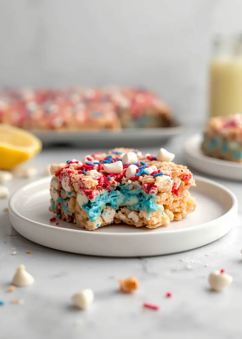 4th july rice krispie treats cozy ready to serve