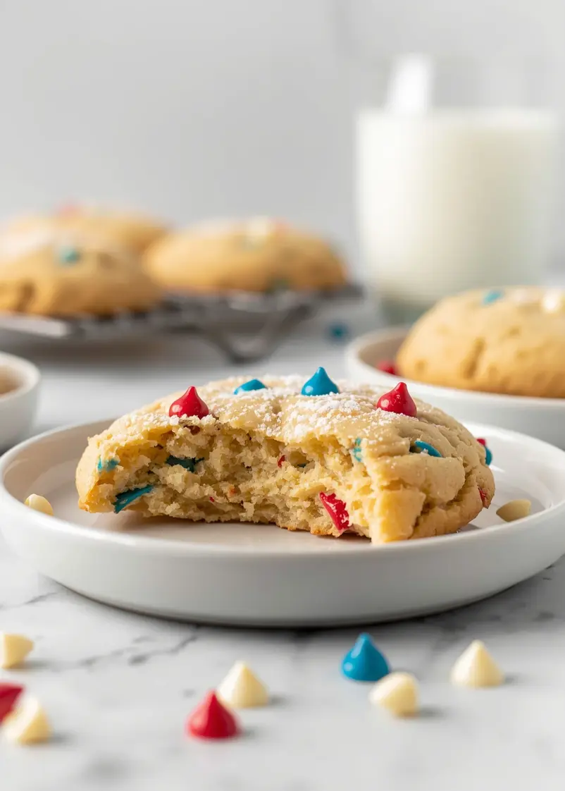 4th july sugar cookies homemade ready to serve