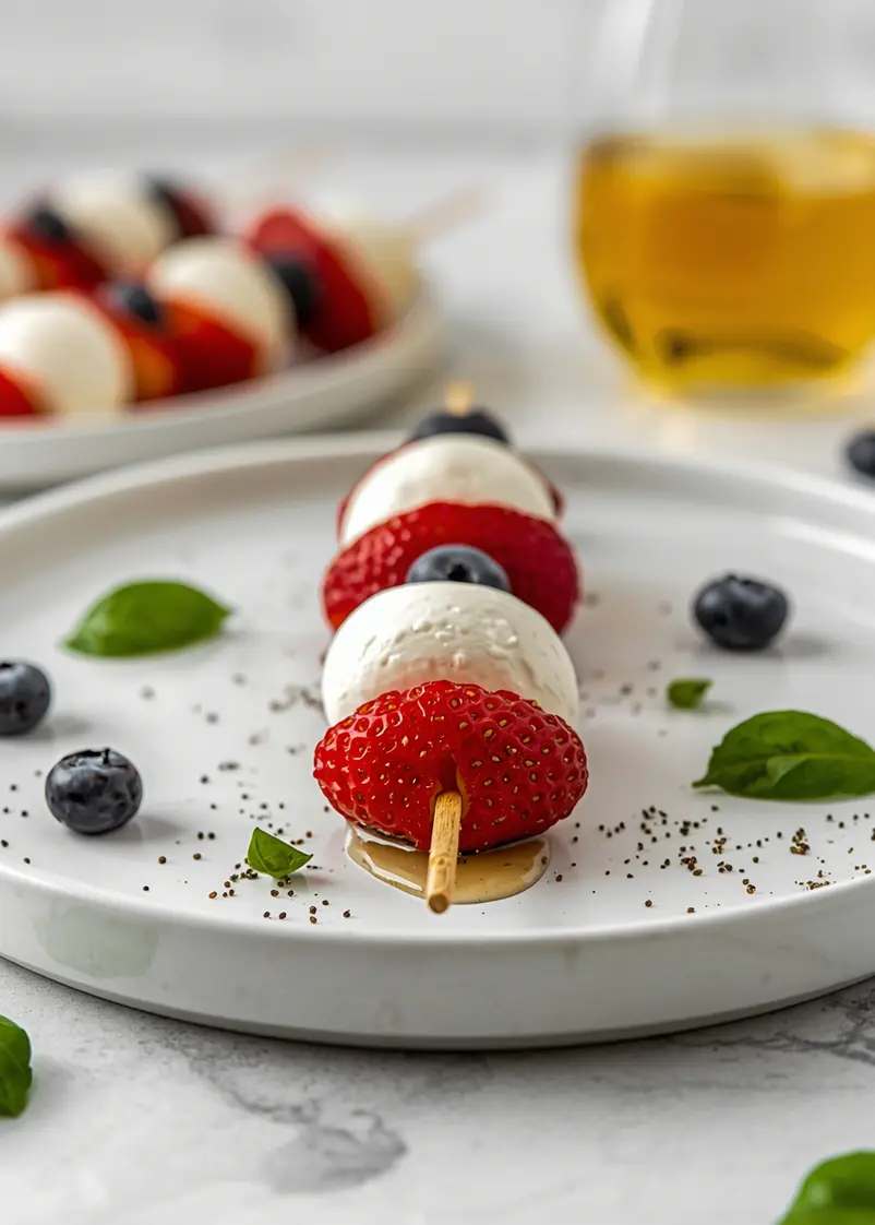 4th of july caprese skewers cozy ready to serve