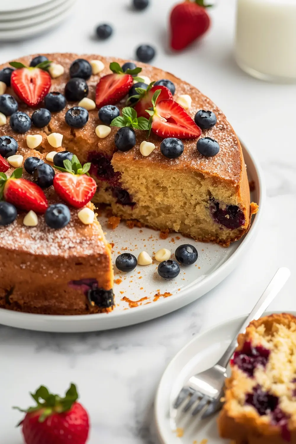4th of july homemade cake