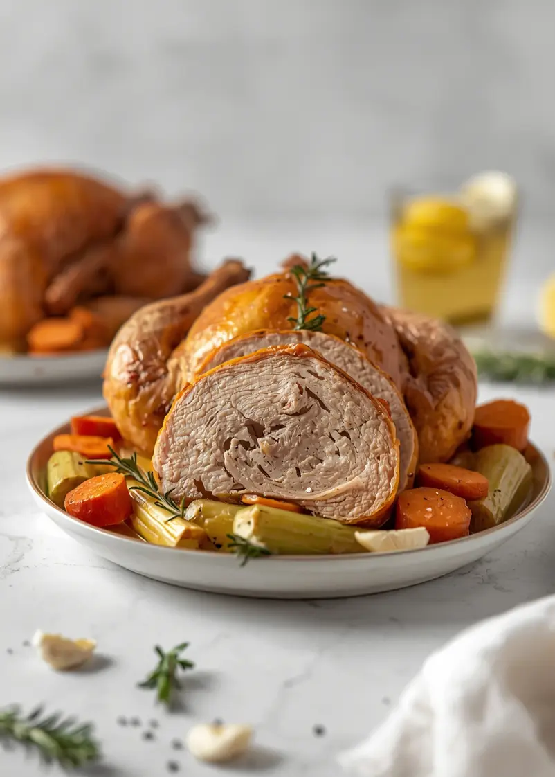 Thanksgiving turkey easy cozy recipe ready to serve