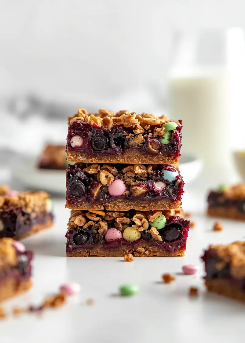 blueberry crisp recipe ready to serve