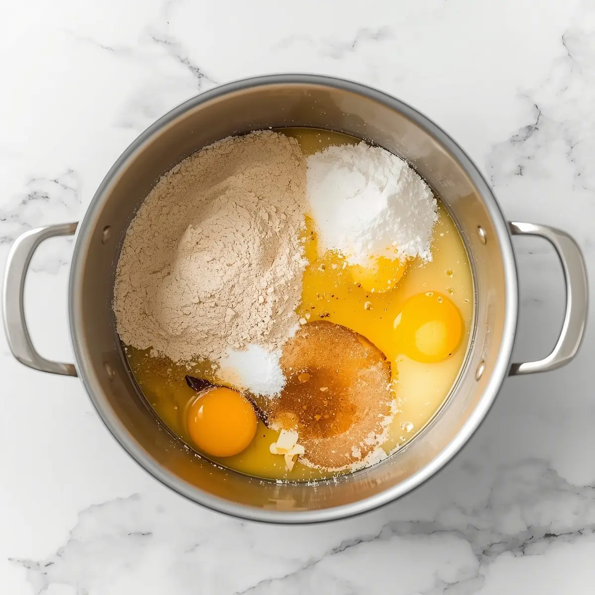 Cooking instructions for blueberry lemon poke cake cozy