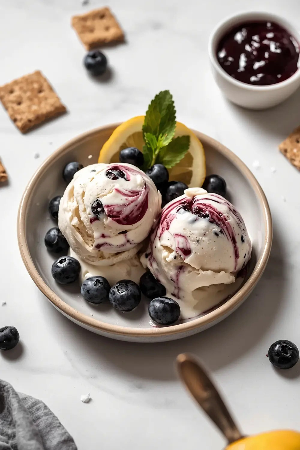 blueberry swirl ice cream cozy