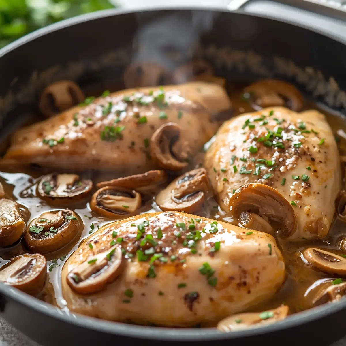 Cooking instructions for chicken Marsala recipe