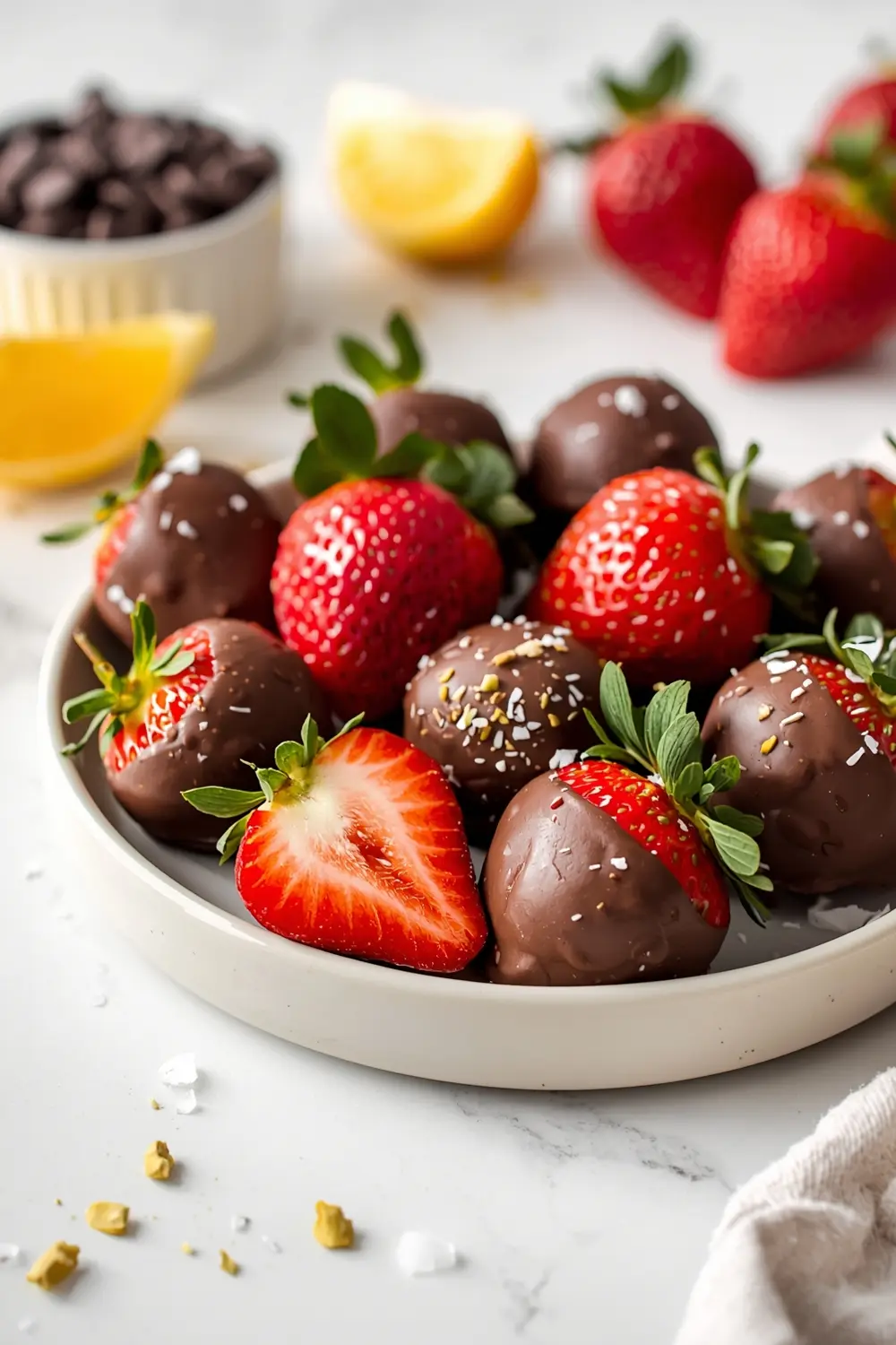chocolate covered strawberries cozy