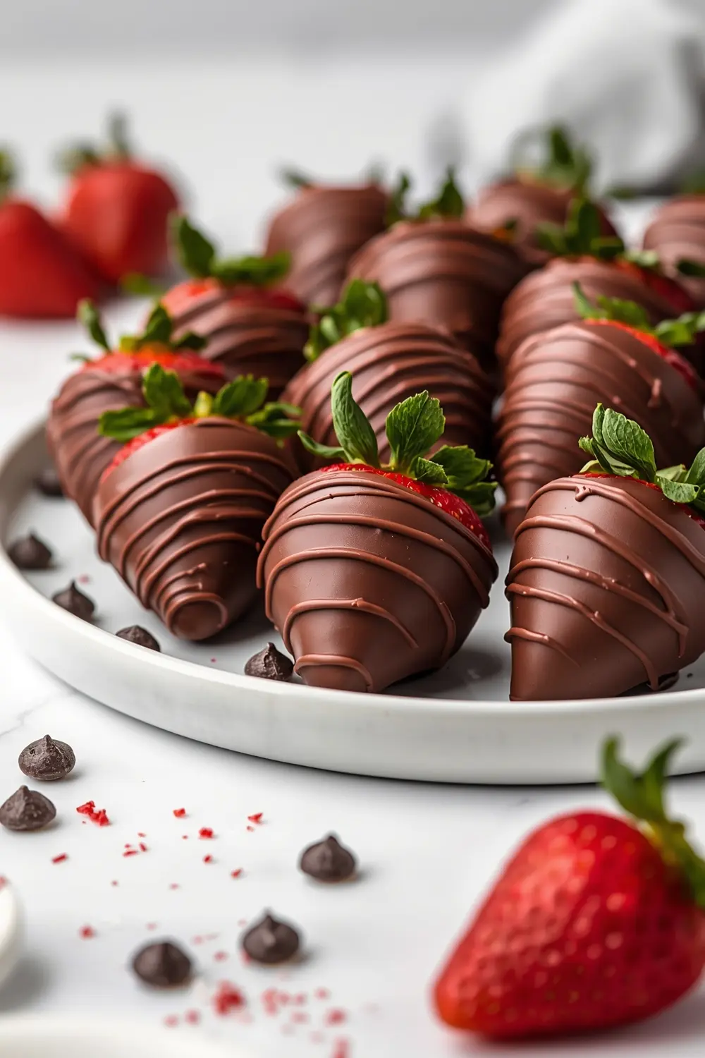 chocolate covered strawberries cozy