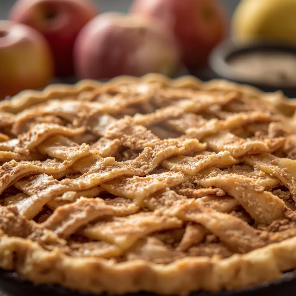 Cooking instructions for classic apple pie