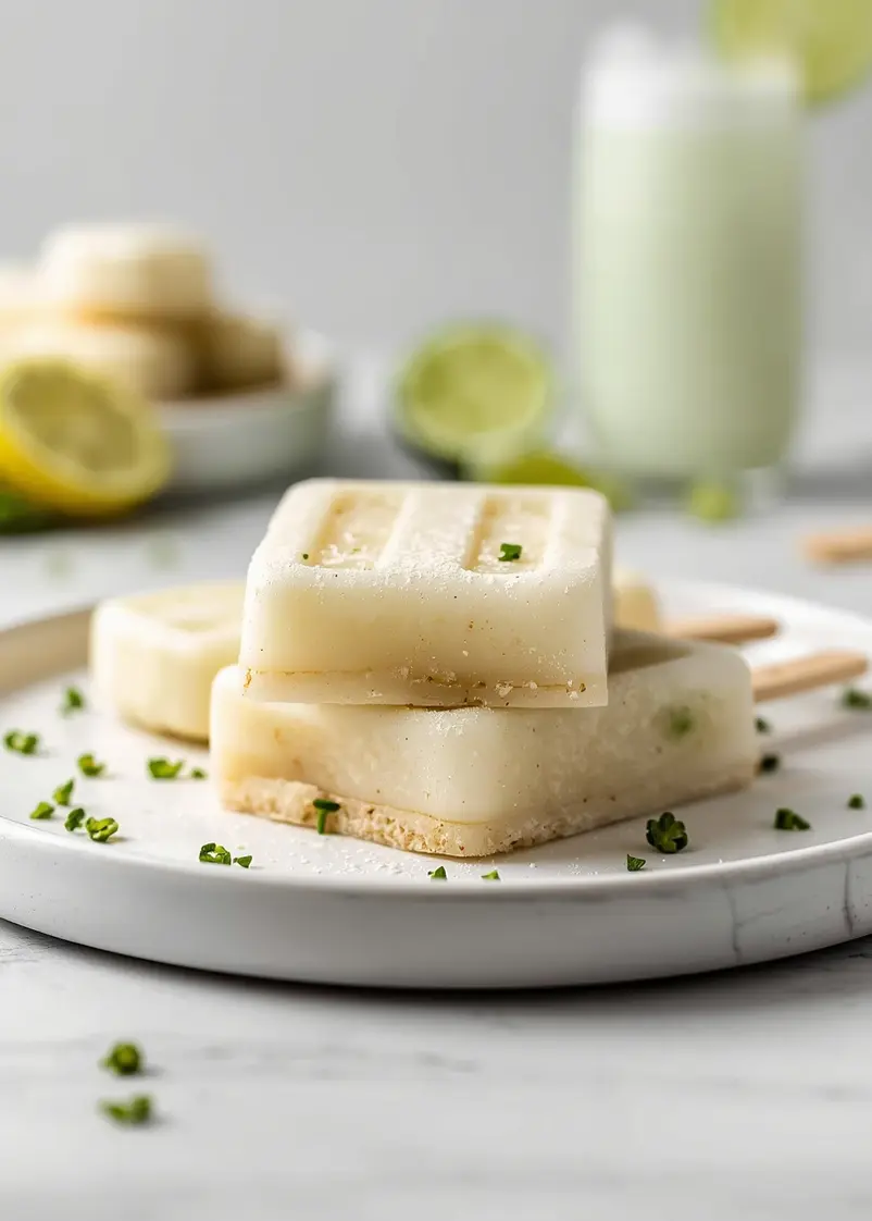 coconut lime popsicles cozy ready to serve