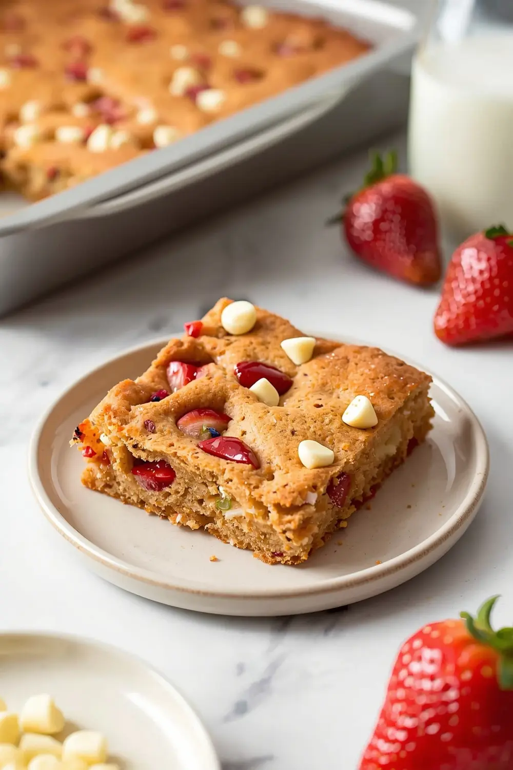 confetti blondies 4th july cozy