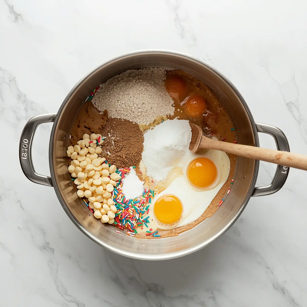 Cooking instructions for confetti blondies 4th july cozy