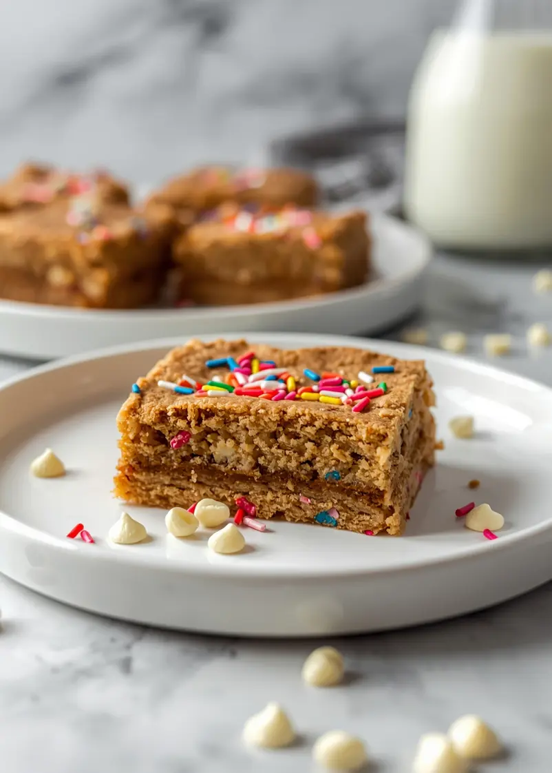 confetti blondies 4th july cozy ready to serve