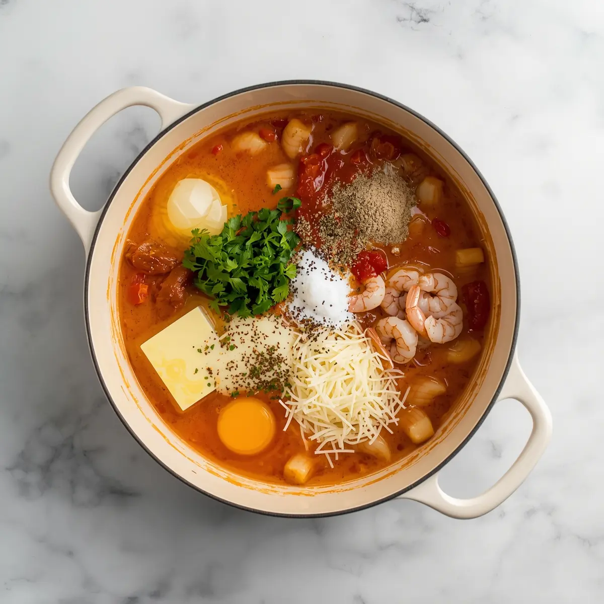 Cooking instructions for creamy cajun shrimp pasta cozy