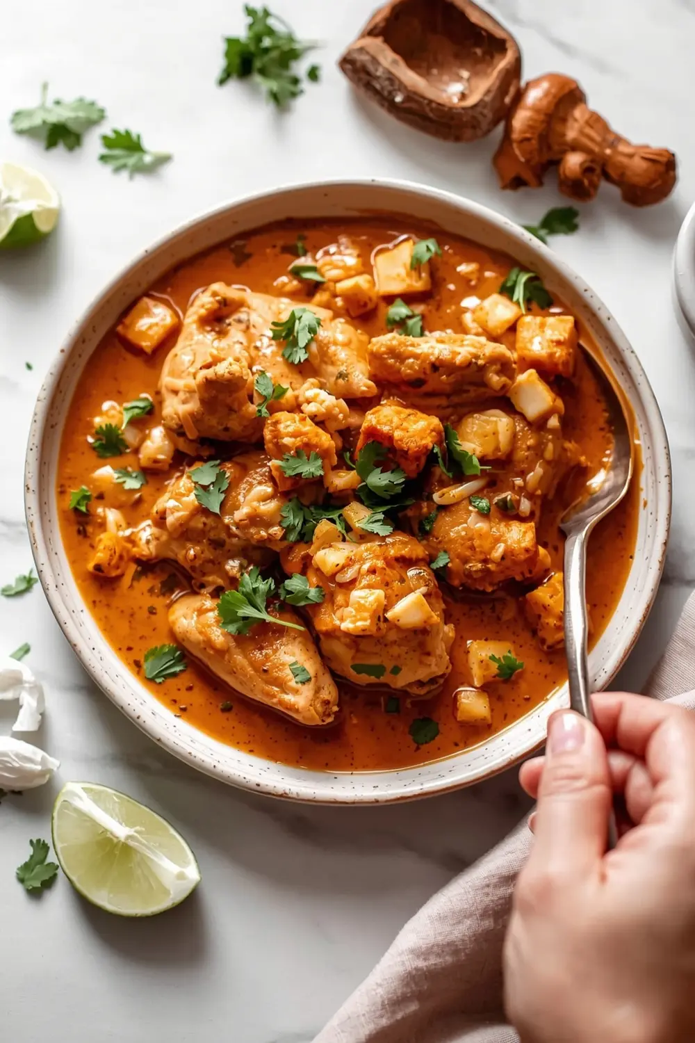 creamy coconut chicken curry cozy