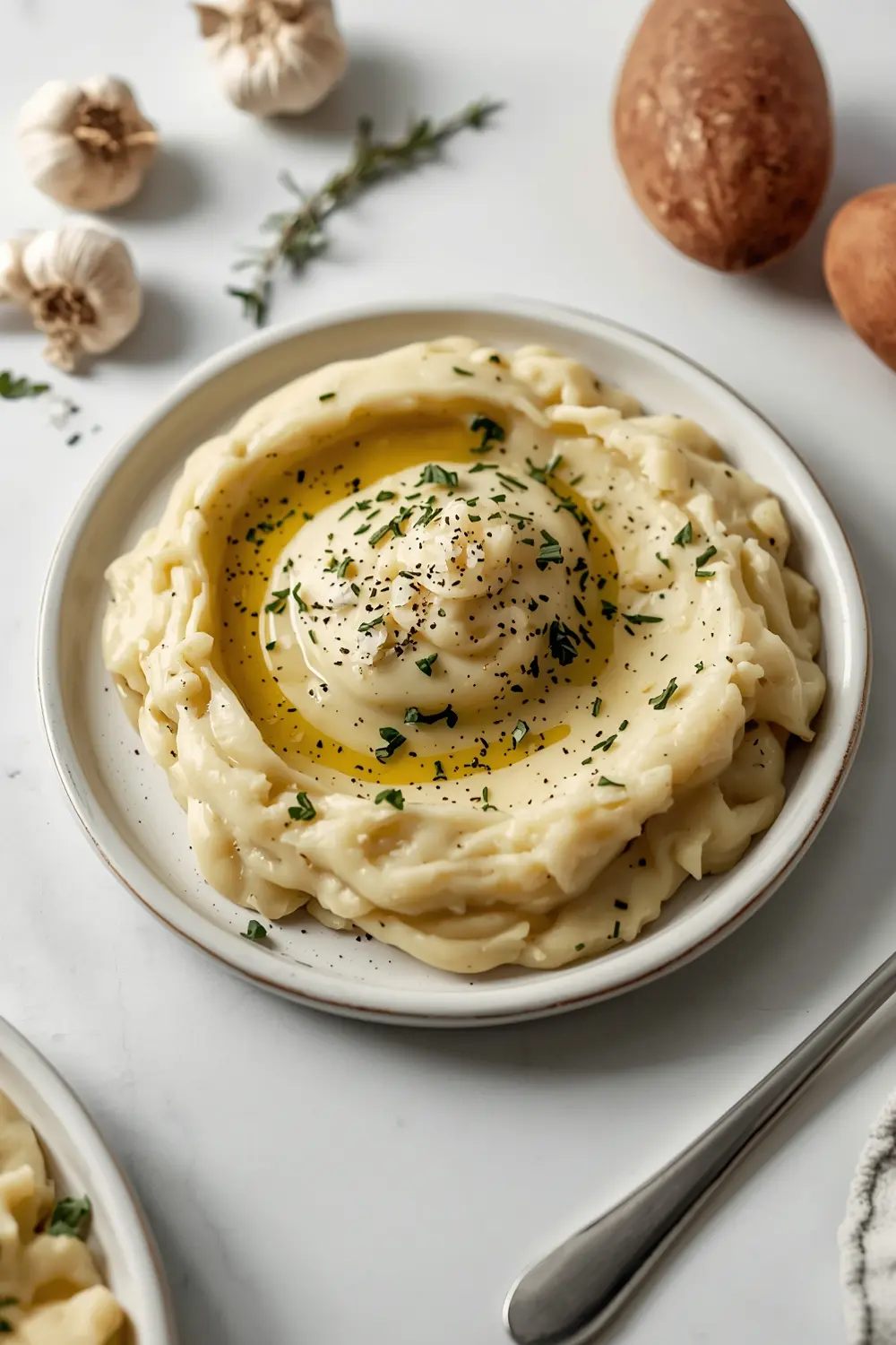 creamy mashed potatoes cozy Thanksgiving