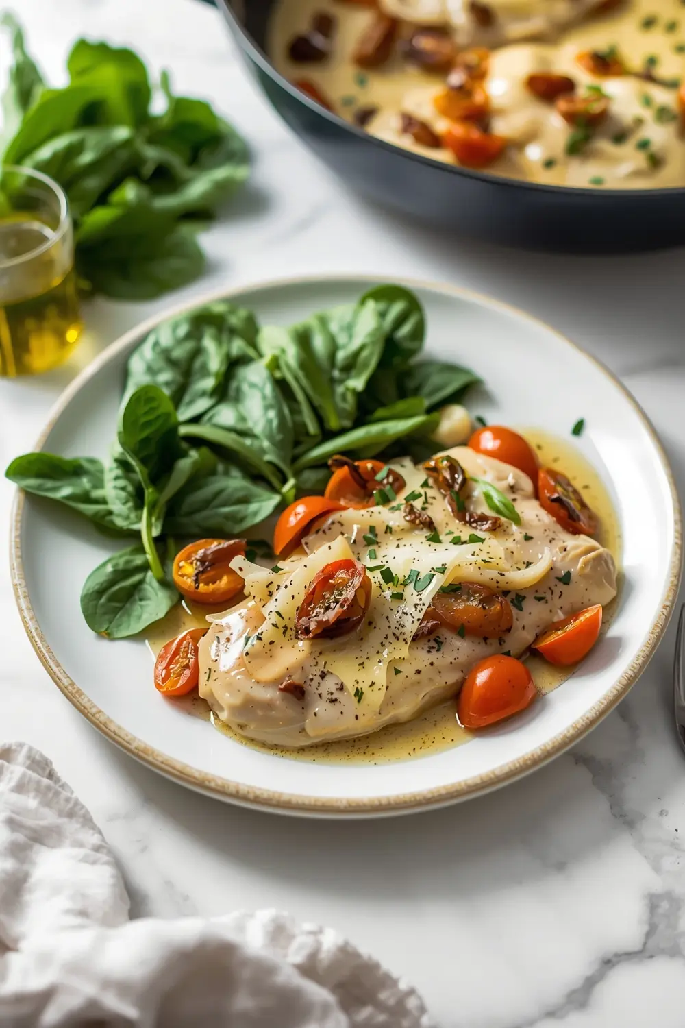 creamy tuscan chicken cozy