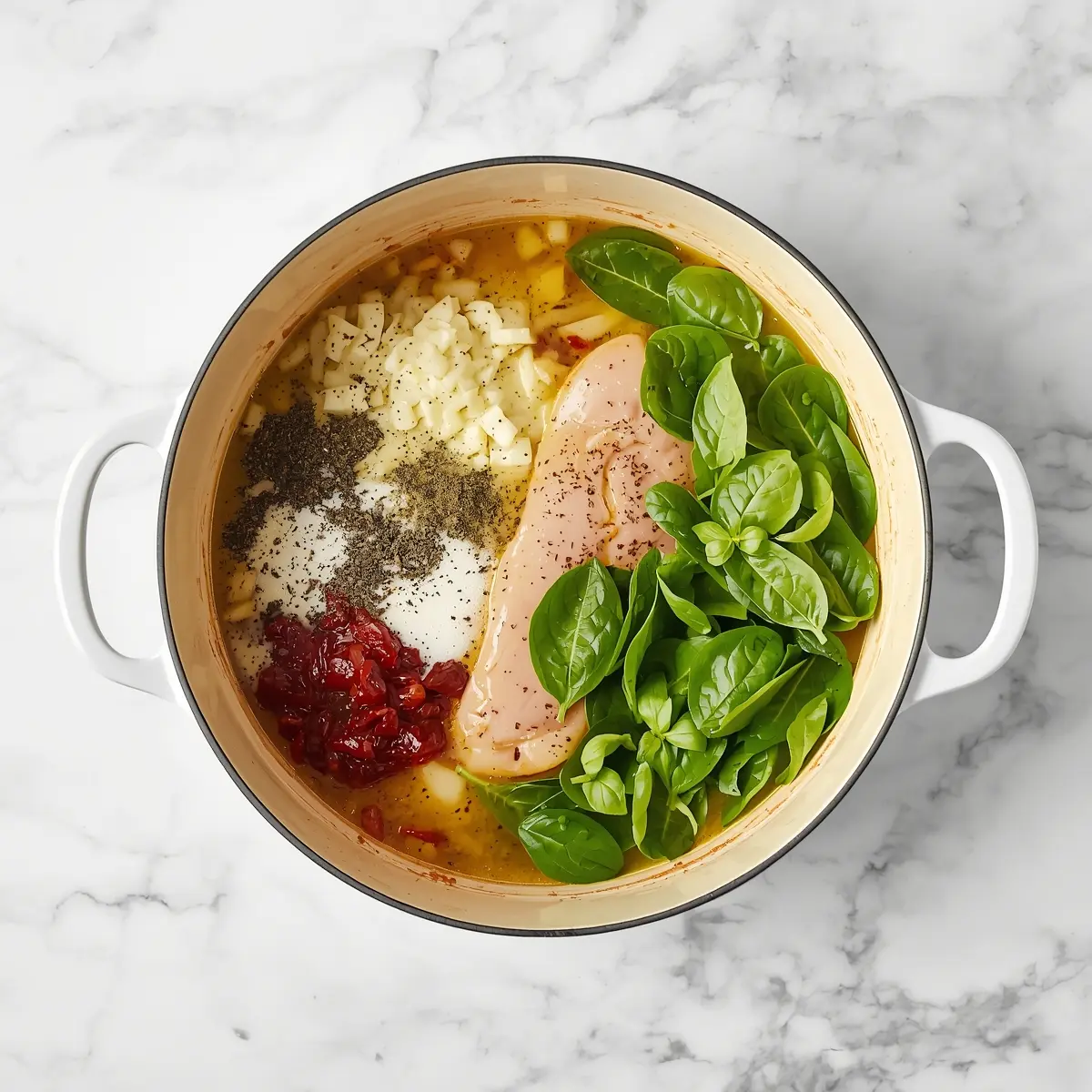 Cooking instructions for creamy tuscan chicken cozy