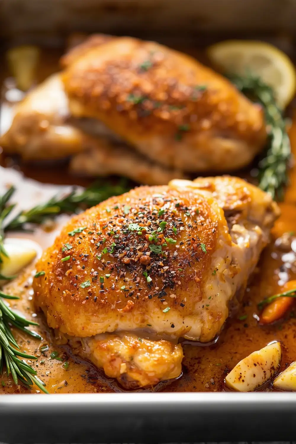 crispy oven baked chicken thighs