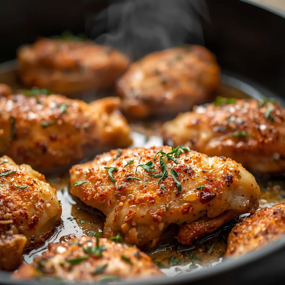 Cooking instructions for crispy oven baked chicken thighs