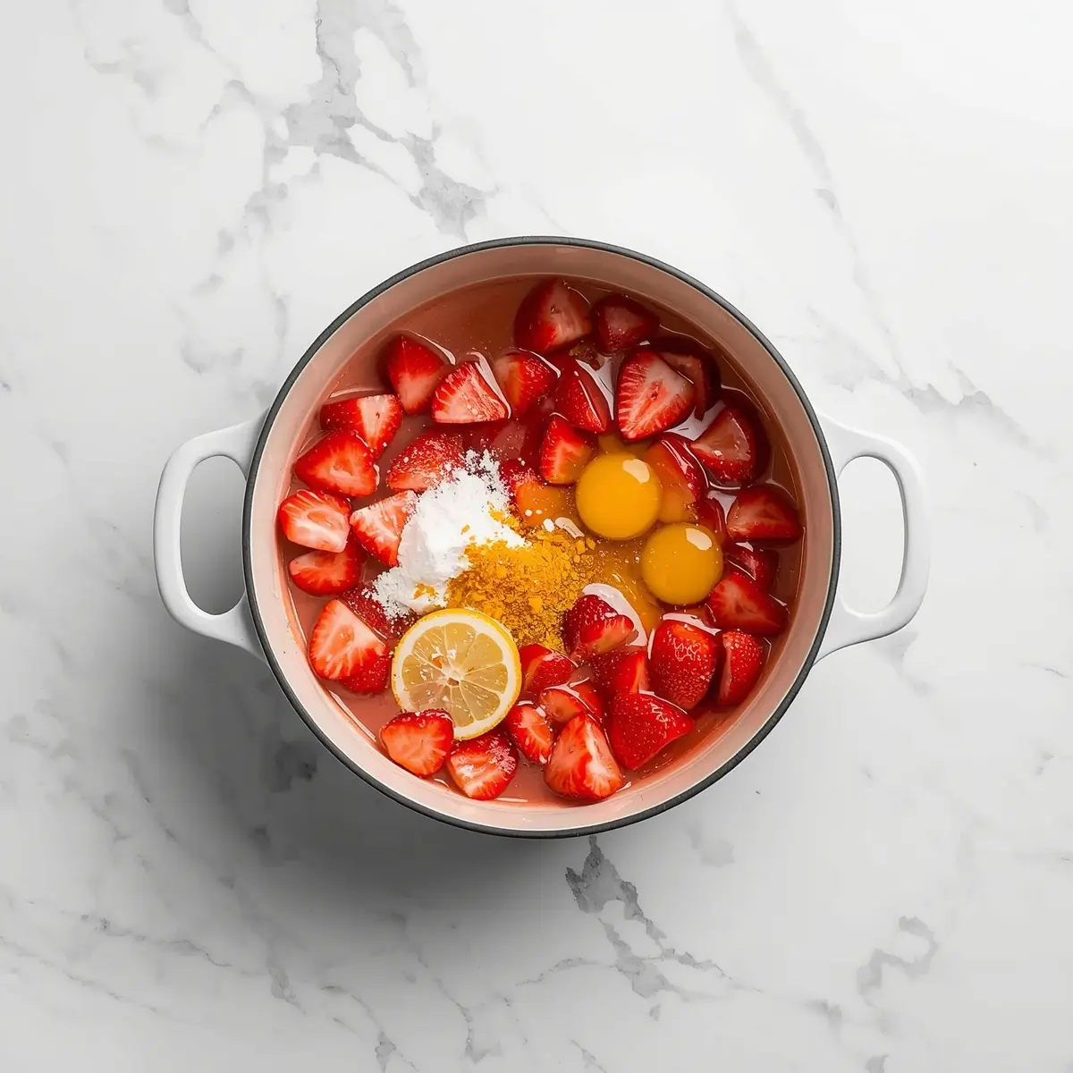 Cooking instructions for fresh strawberry sorbet cozy