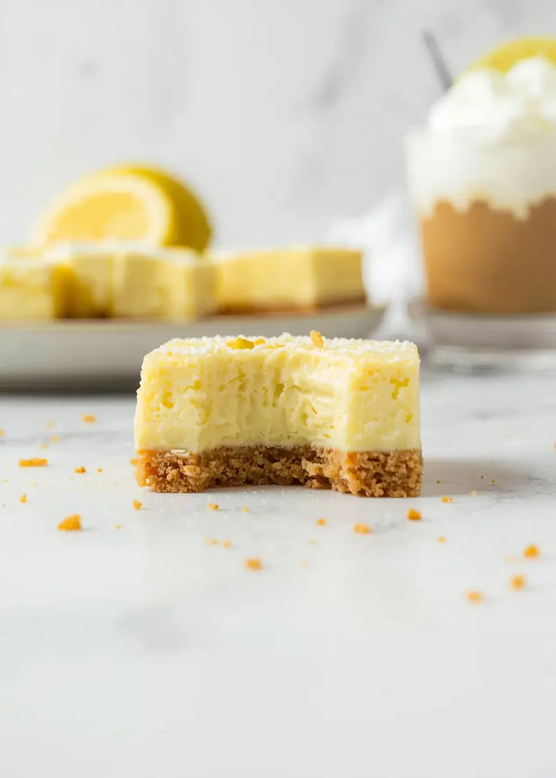 frozen lemon cheesecake bites cozy ready to serve