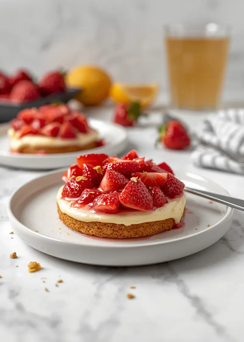 homemade strawberry sauce cozy ready to serve