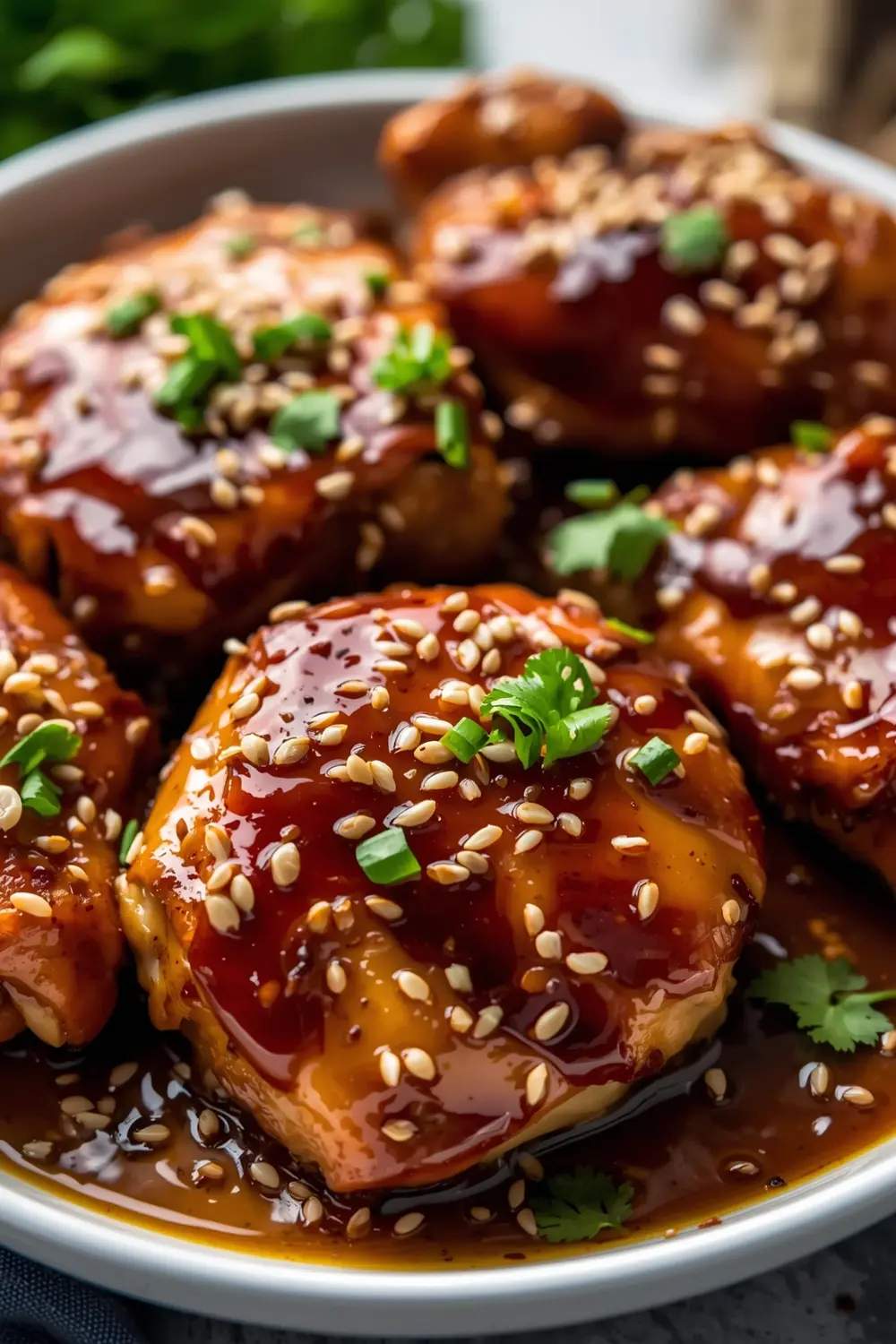 honey garlic chicken thighs