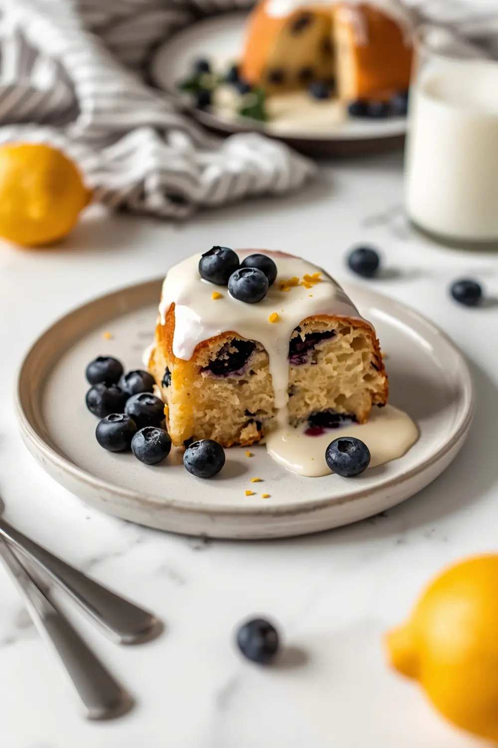 lemon blueberry bundt cake cozy