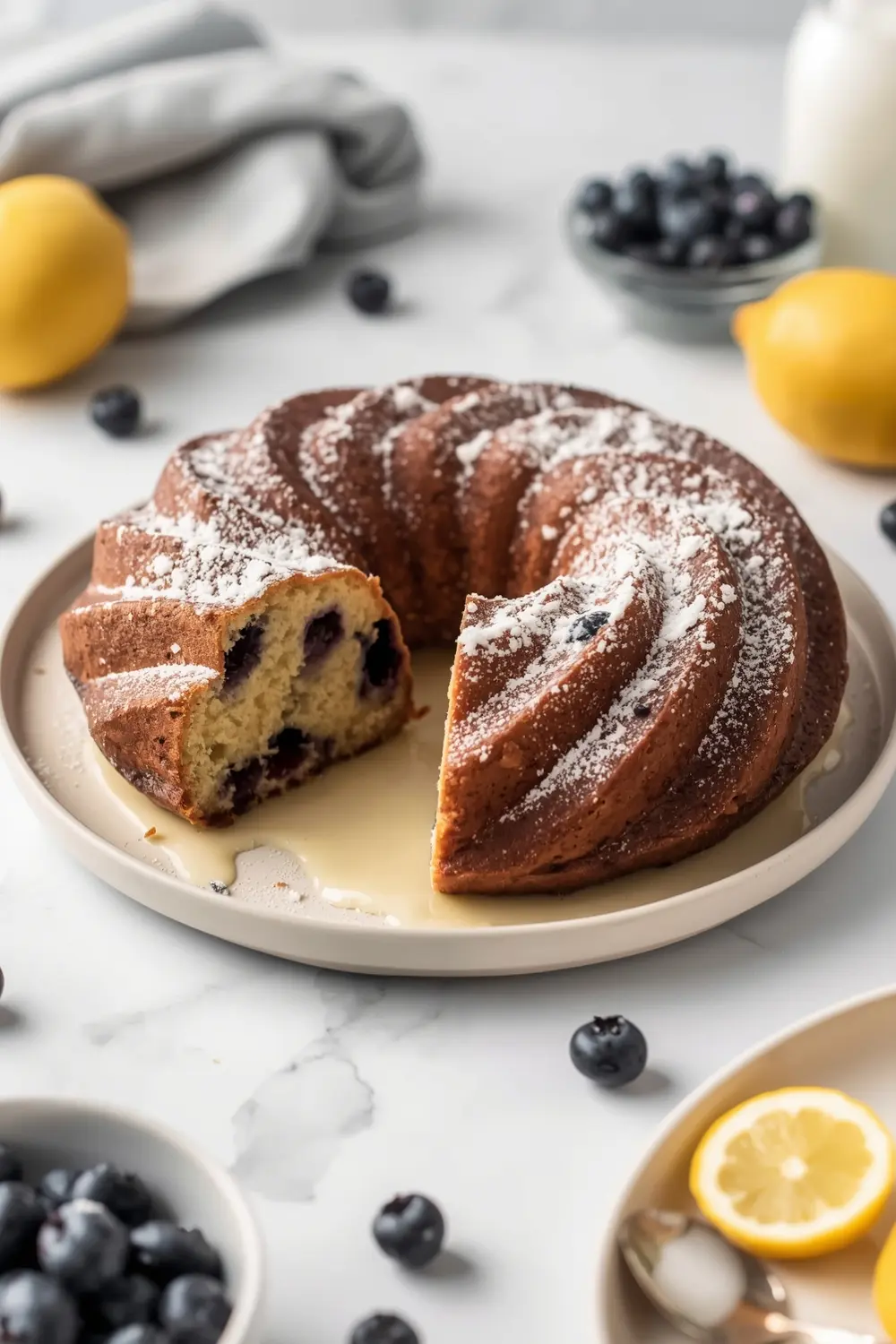 lemon blueberry bundt cake cozy
