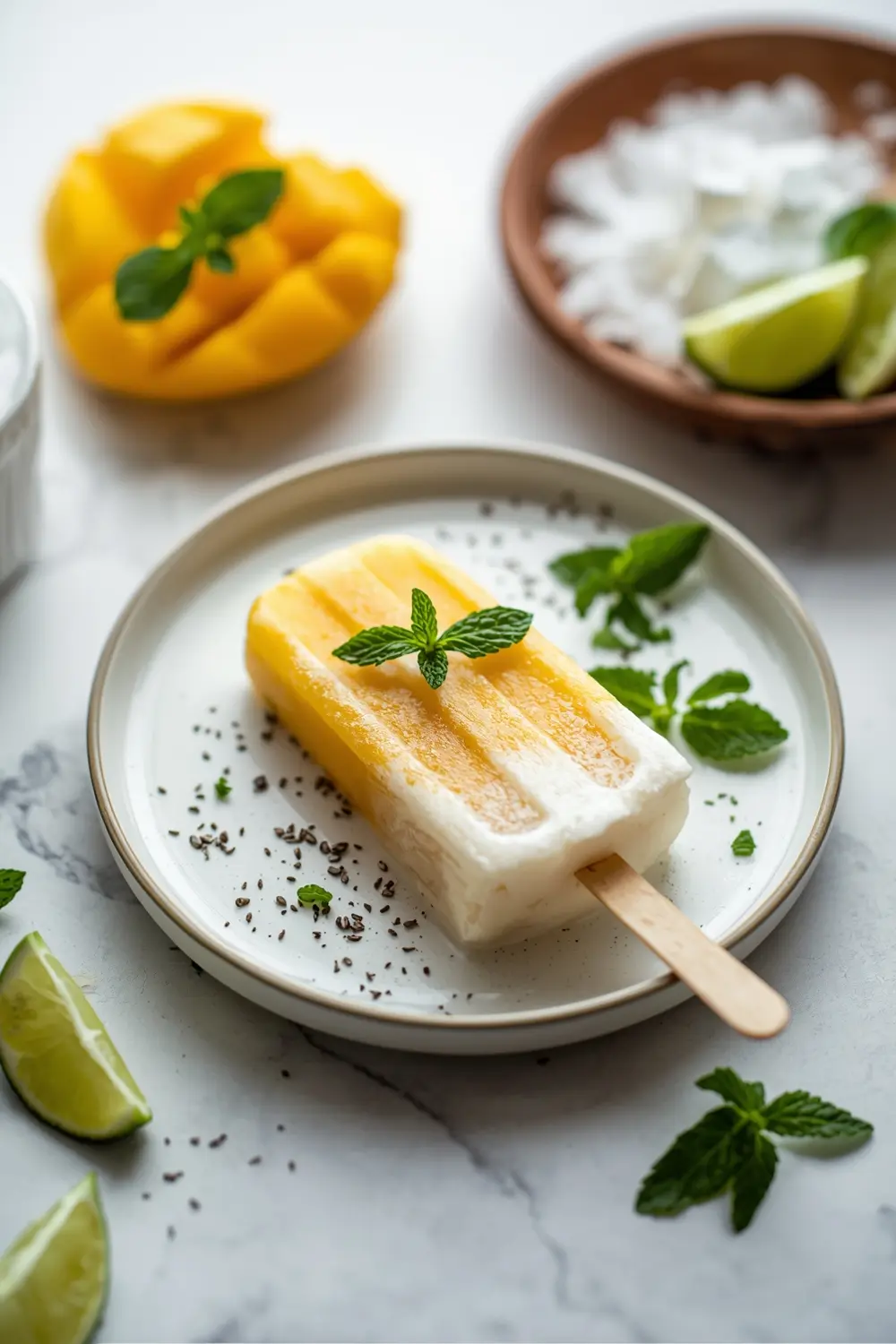 mango coconut popsicles cozy