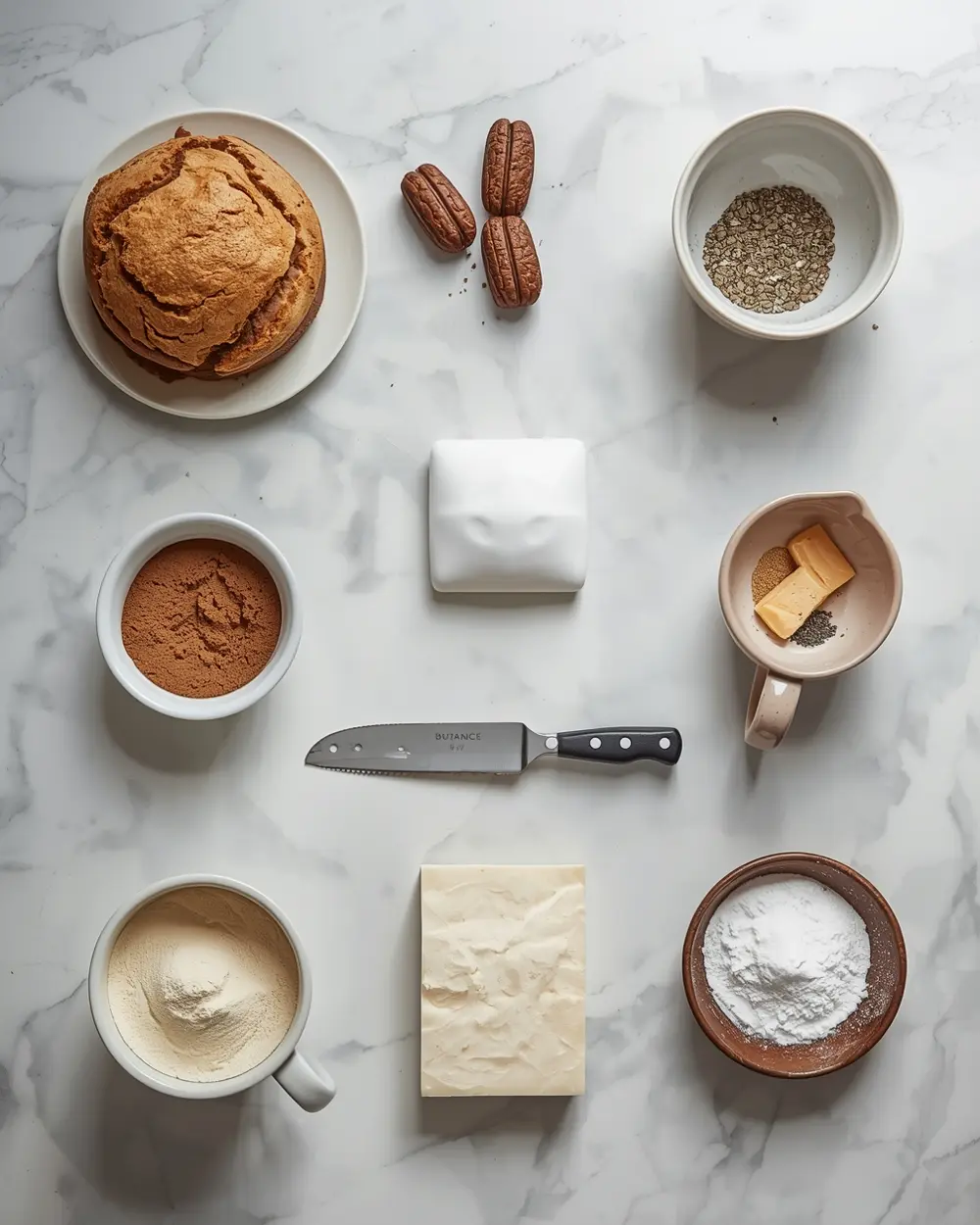 Ingredients for no bake cheesecake