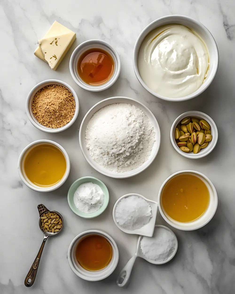 Ingredients for no bake lemon icebox cake cozy