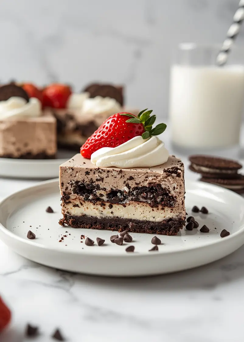 no bake oreo cheesecake cozy ready to serve