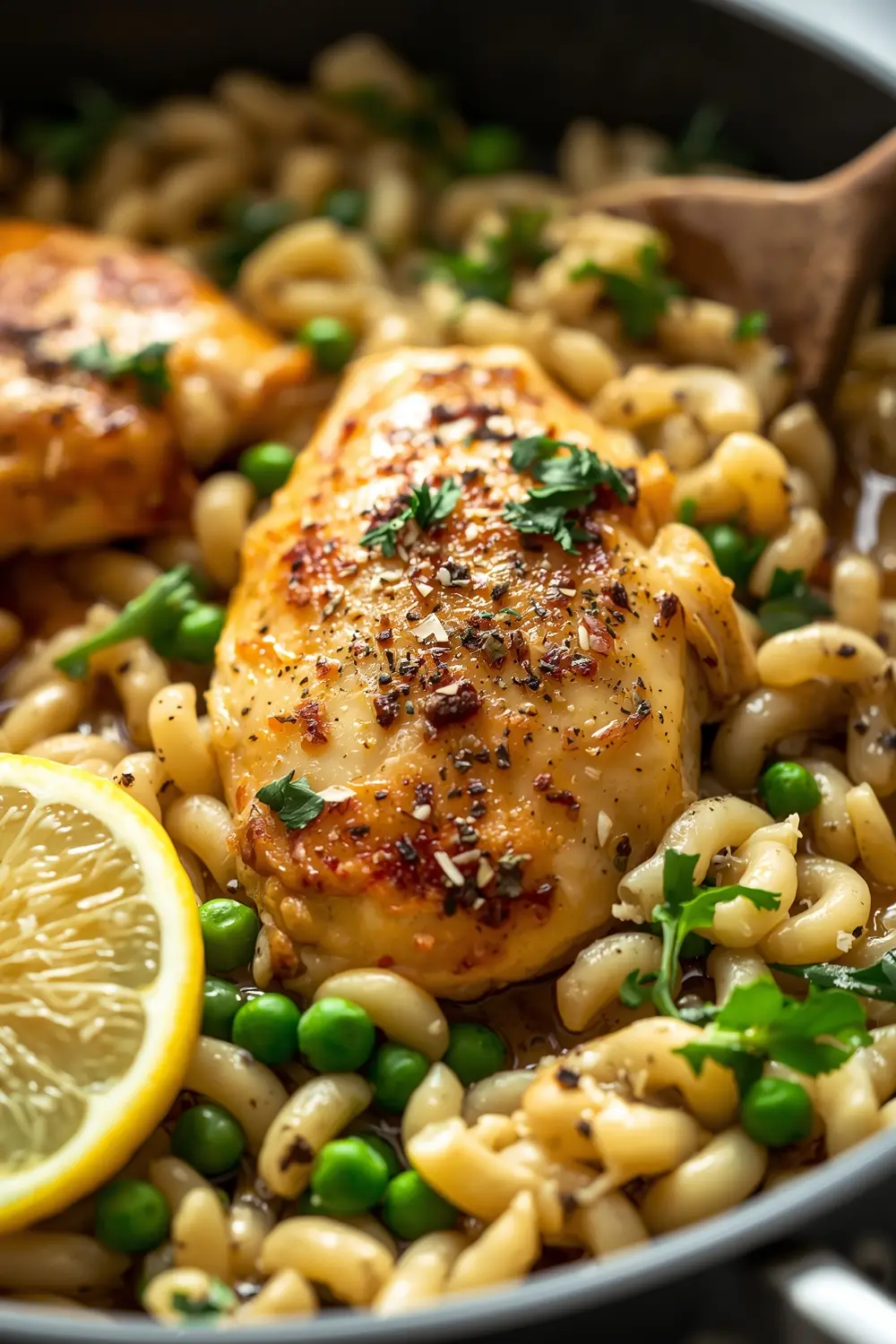 one pan lemon chicken orzo