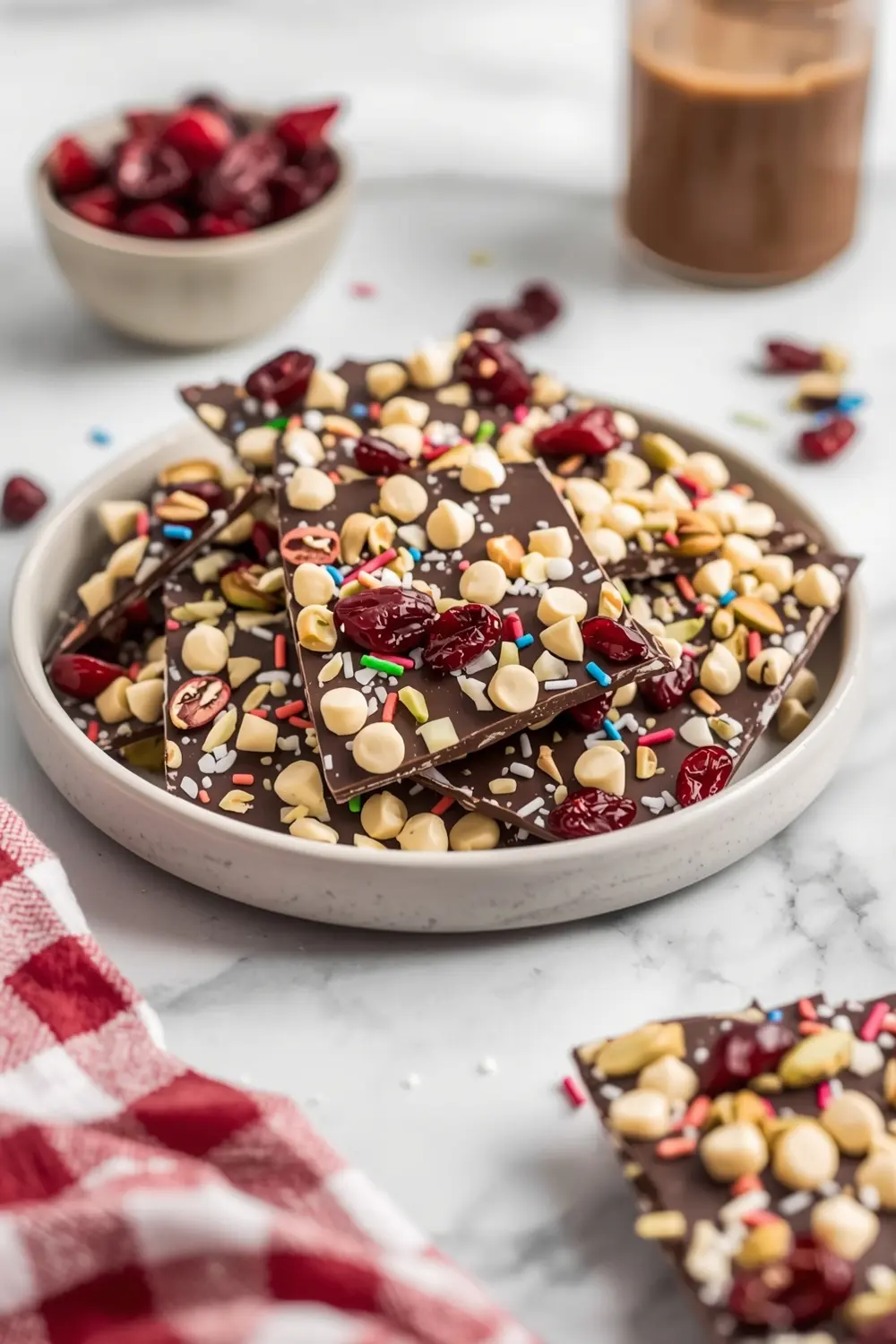 patriotic chocolate bark cozy
