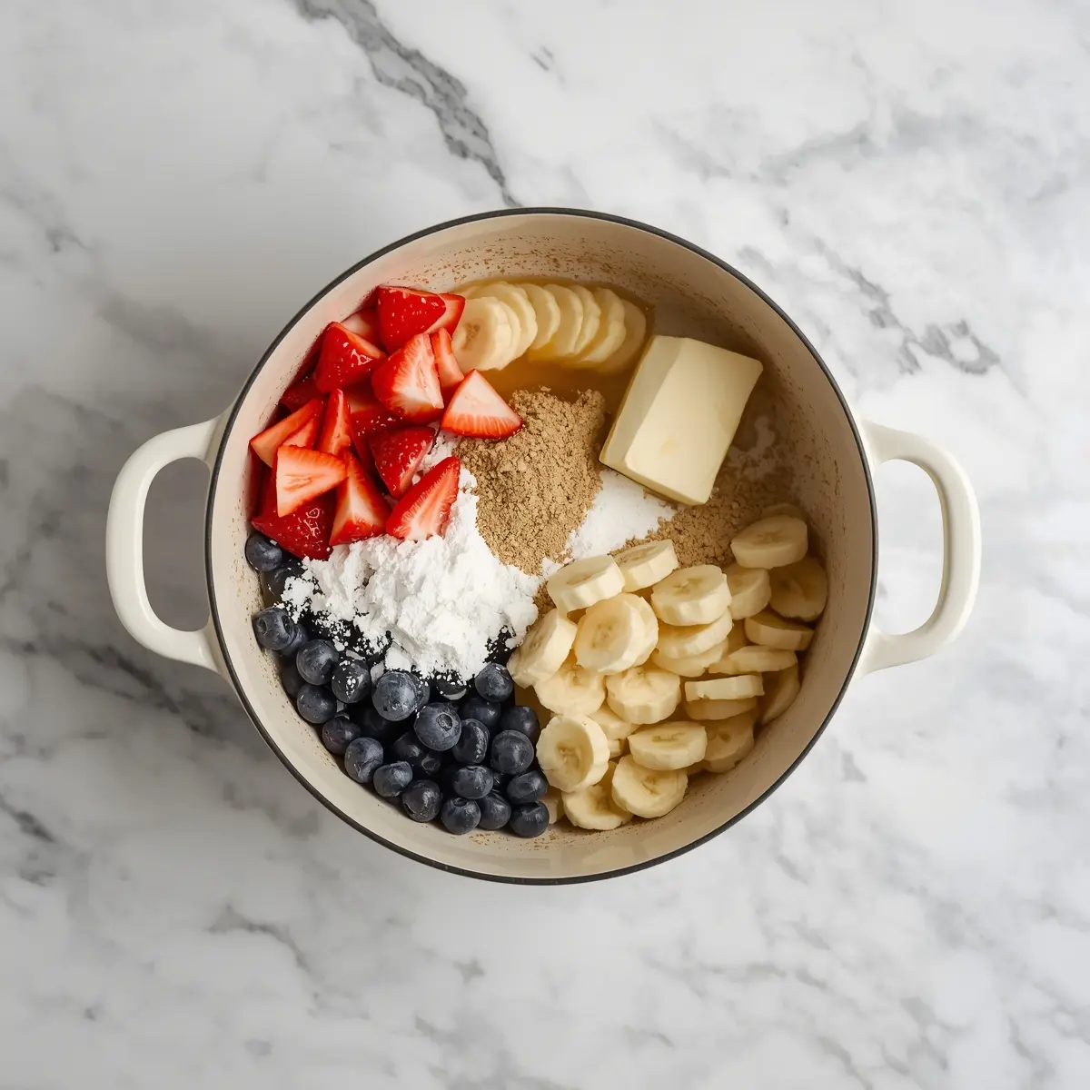 Cooking instructions for patriotic icebox cake cozy