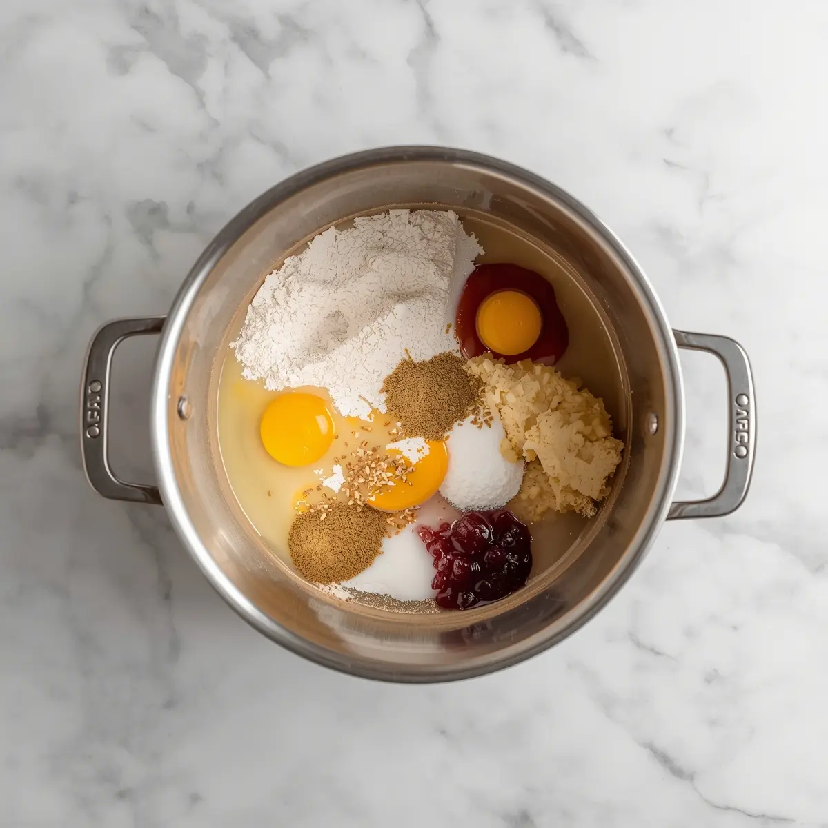 Cooking instructions for patriotic pinata cake cozy