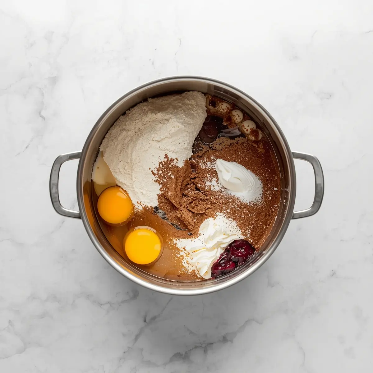 Cooking instructions for patriotic pinata cake cozy