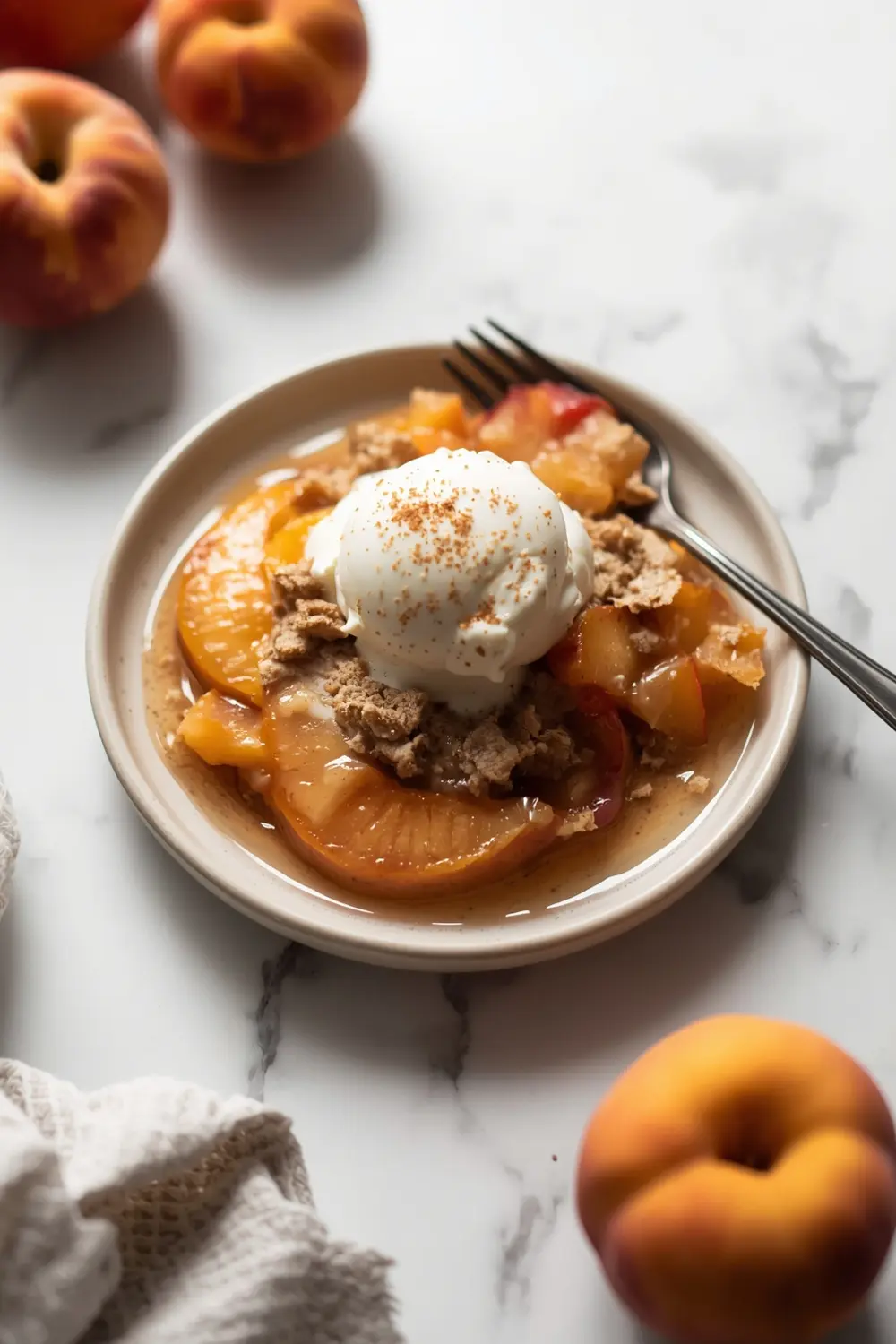 peach cobbler cozy homemade