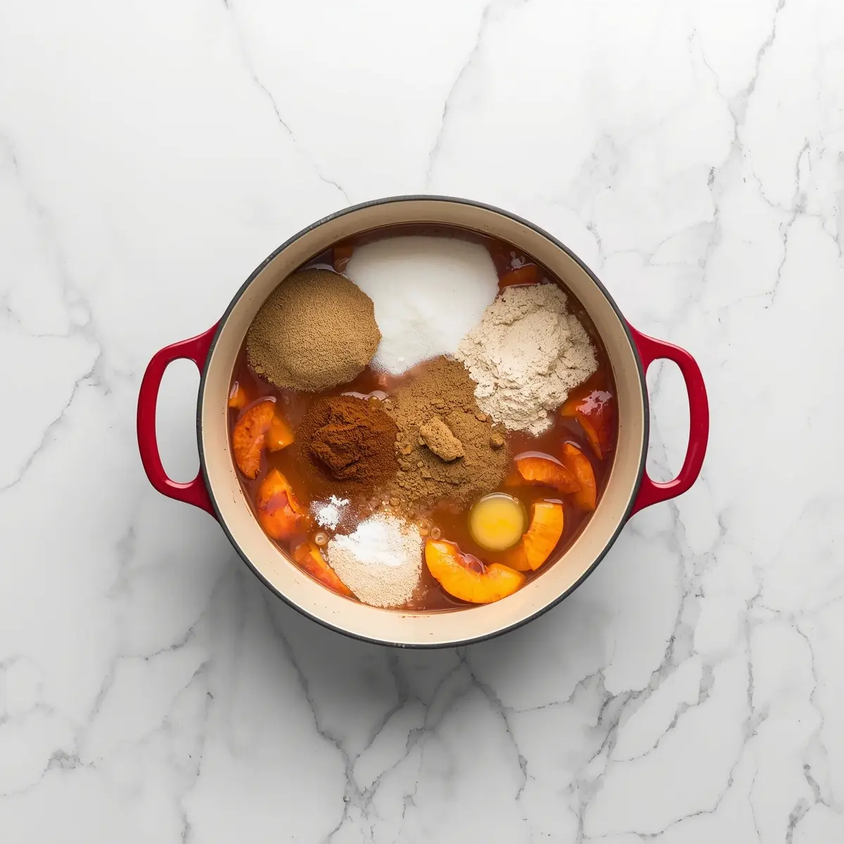 Cooking instructions for peach plum cobbler cozy