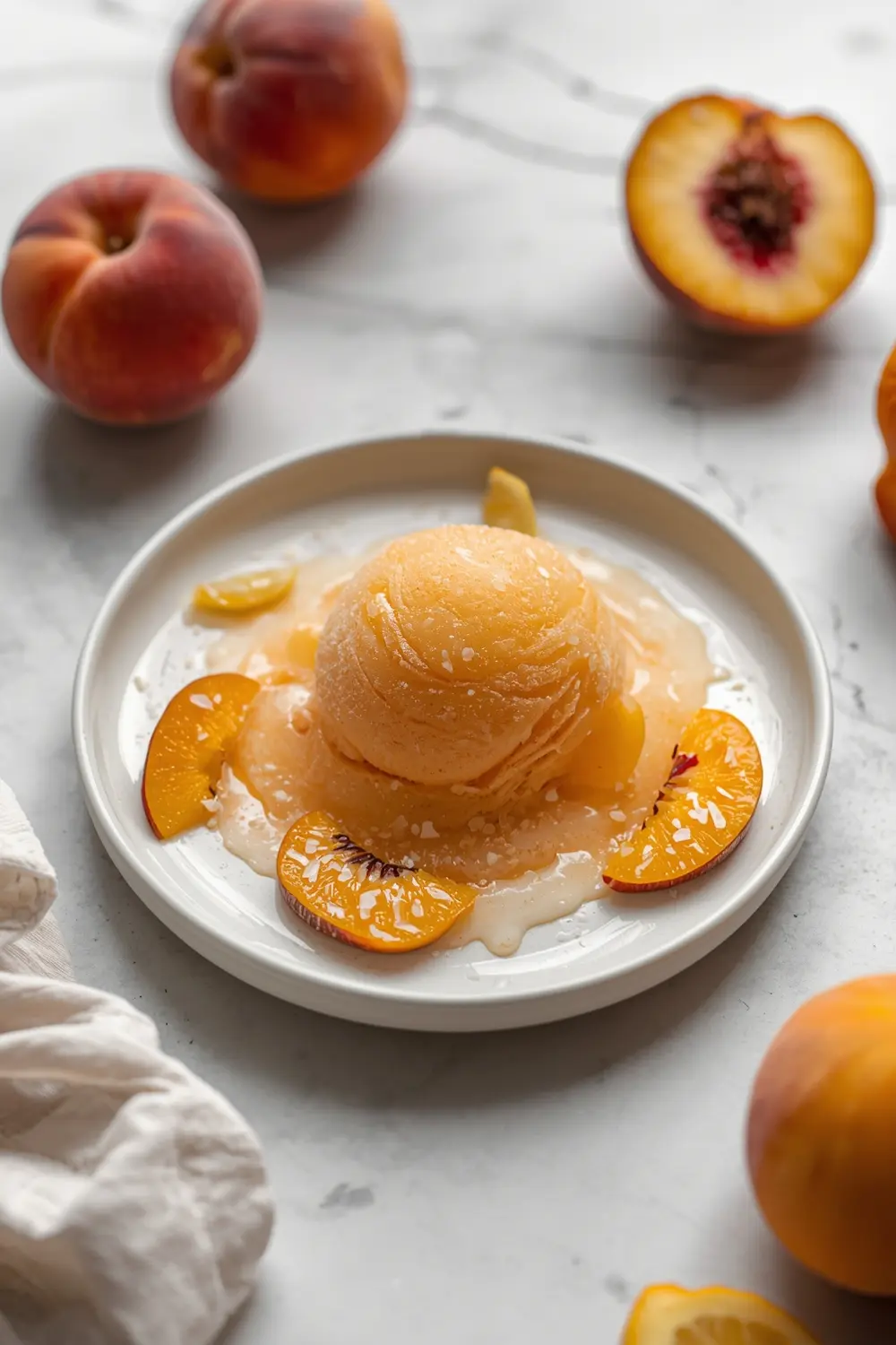 peach sorbet cozy homemade