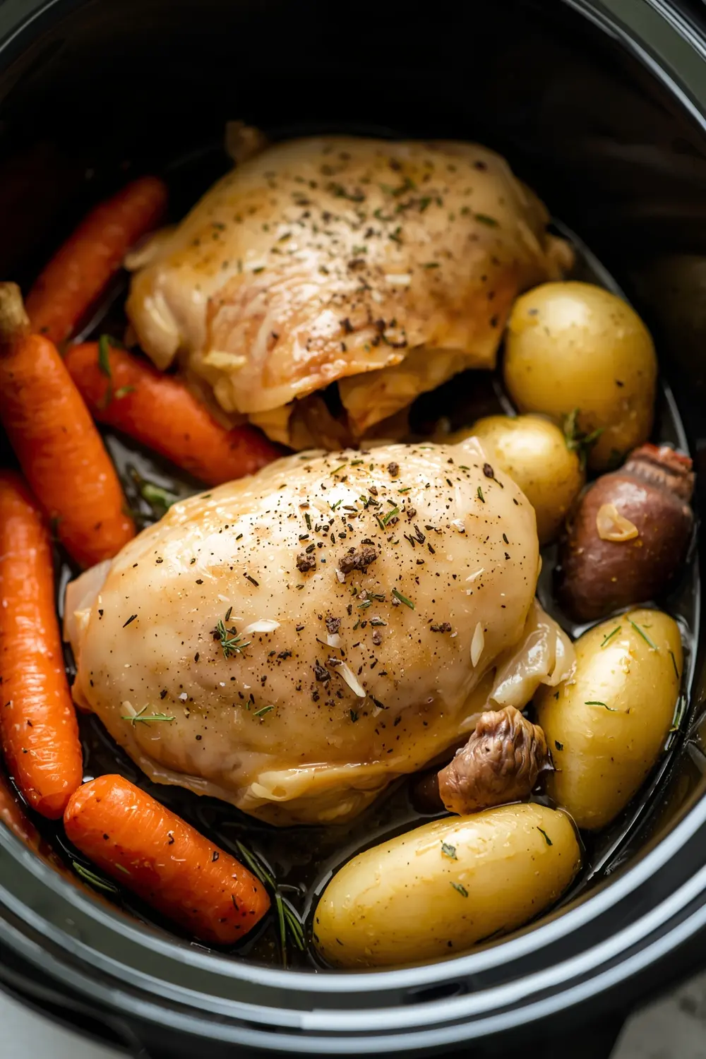 slow cooker chicken thighs