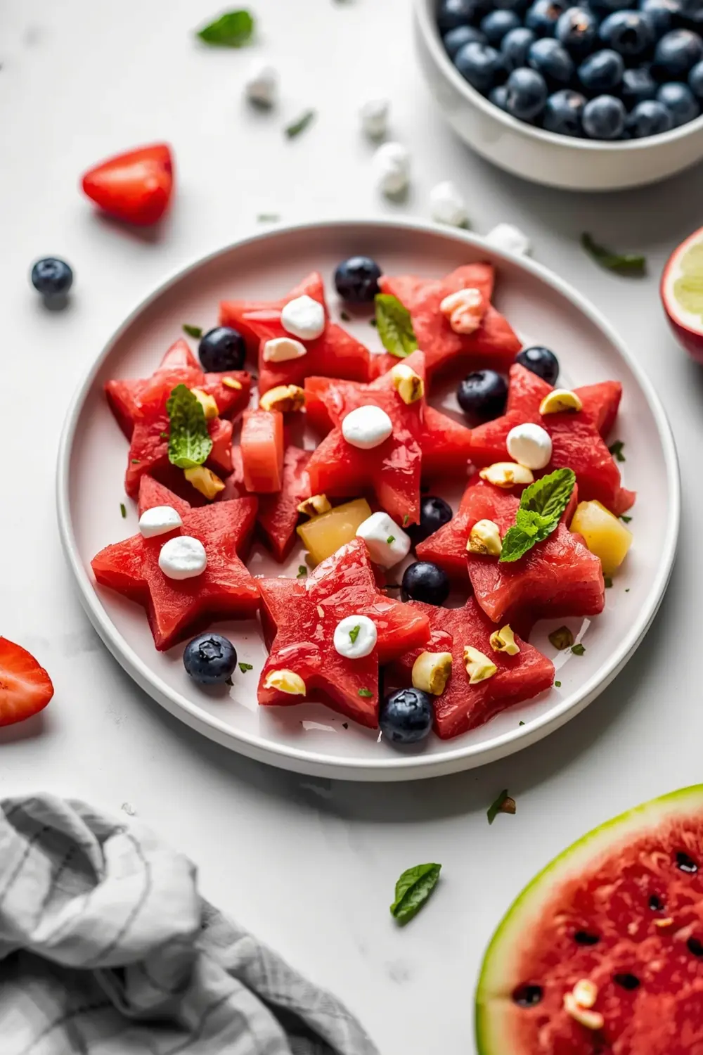 star watermelon skewers cozy