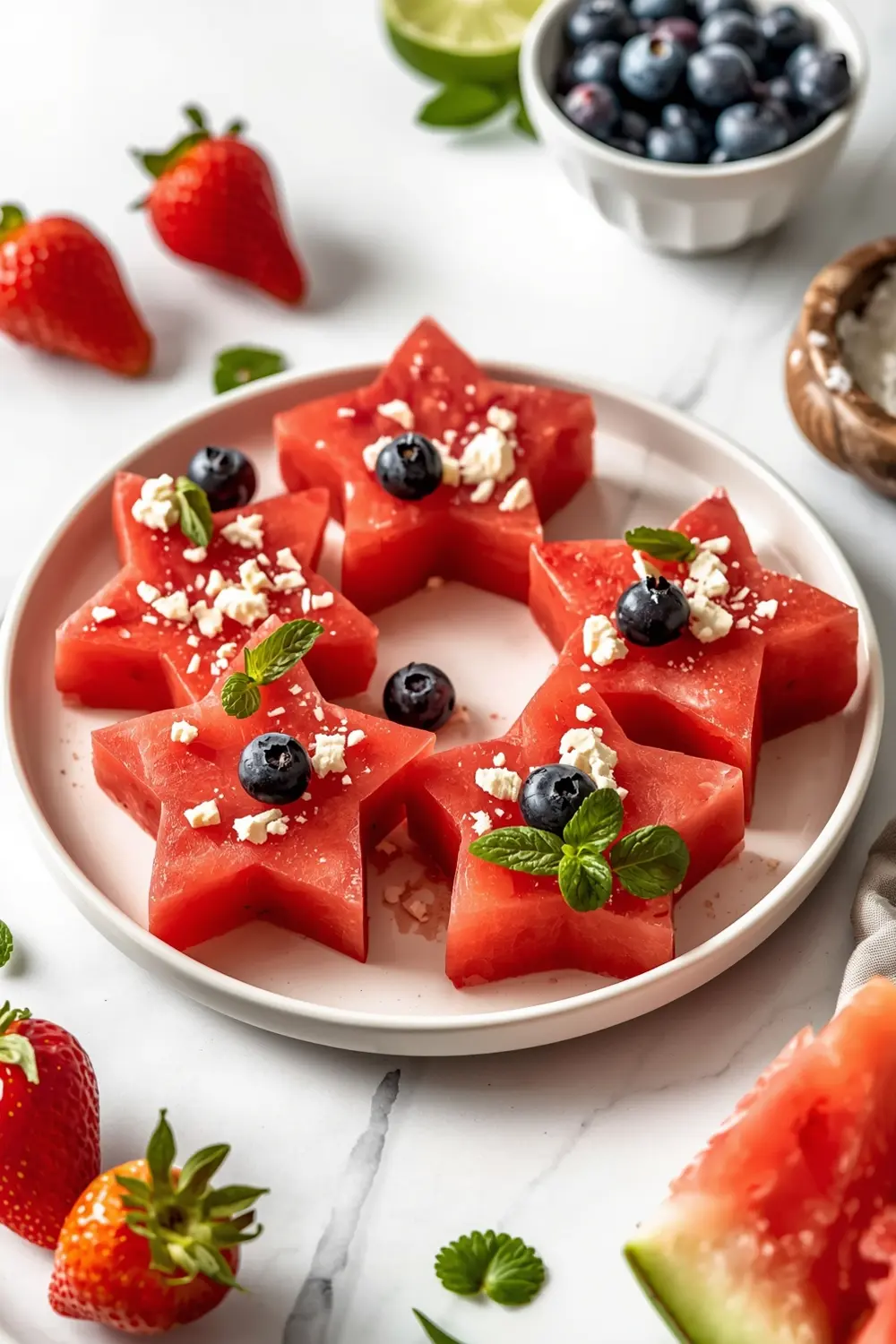 star watermelon skewers cozy