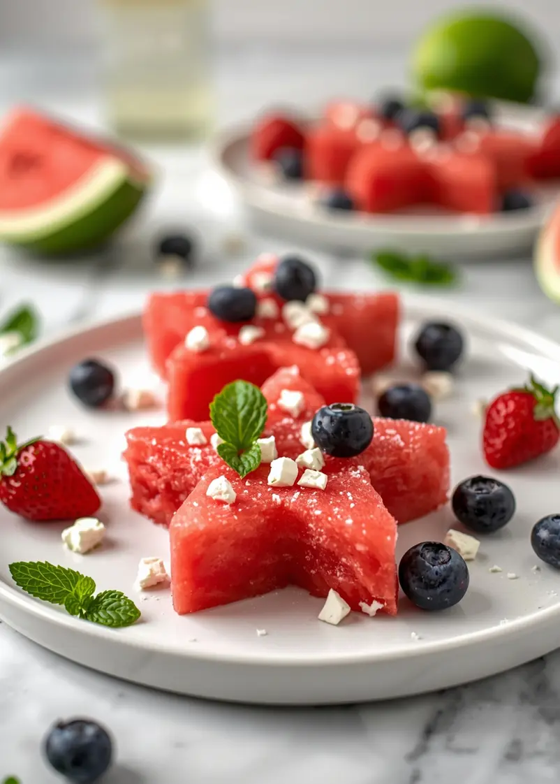 star watermelon skewers cozy ready to serve