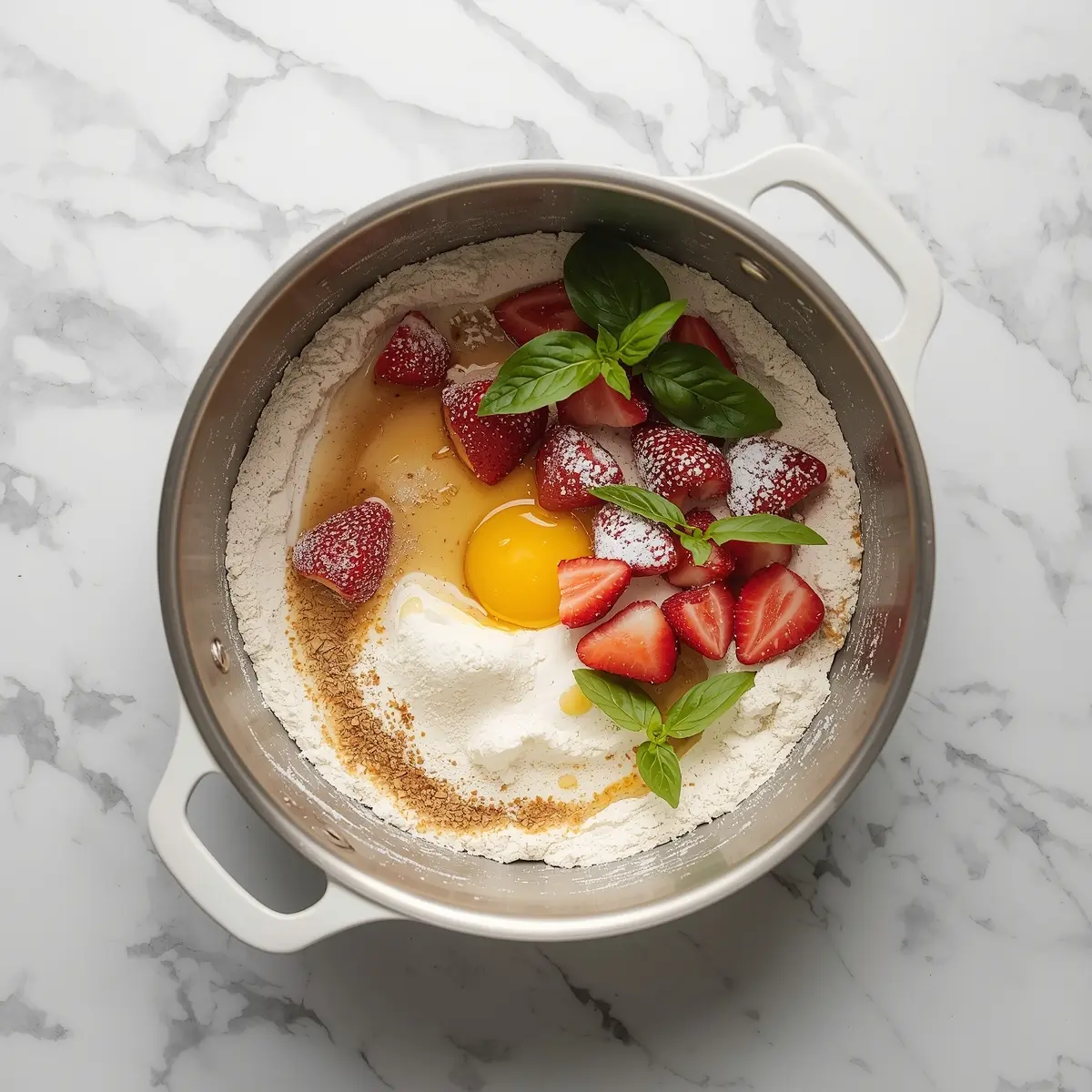 Cooking instructions for strawberry basil galette cozy