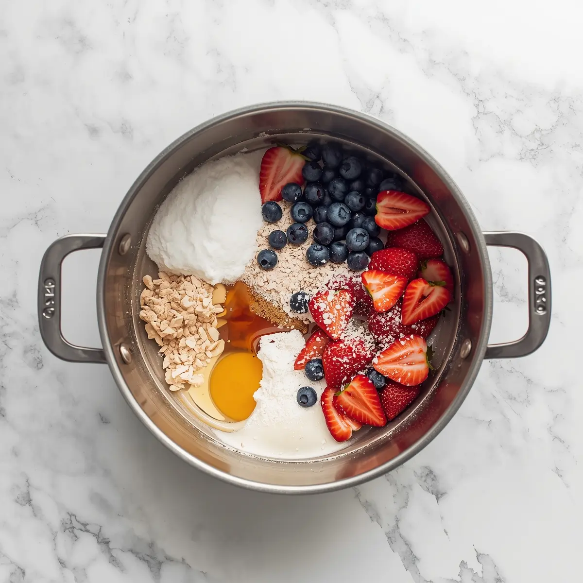 Cooking instructions for strawberry blueberry pavlova cozy