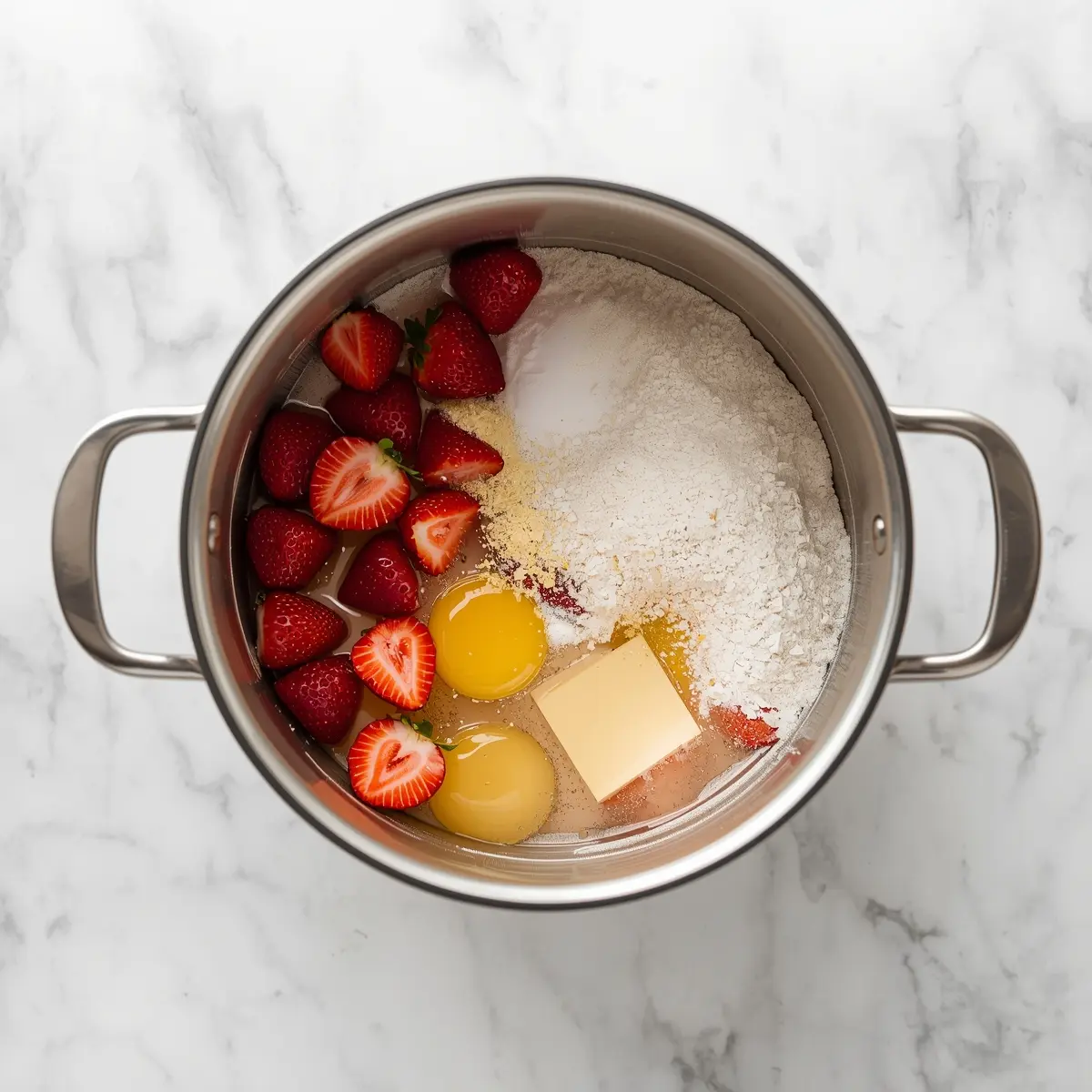 Cooking instructions for strawberry lemonade layer cake cozy