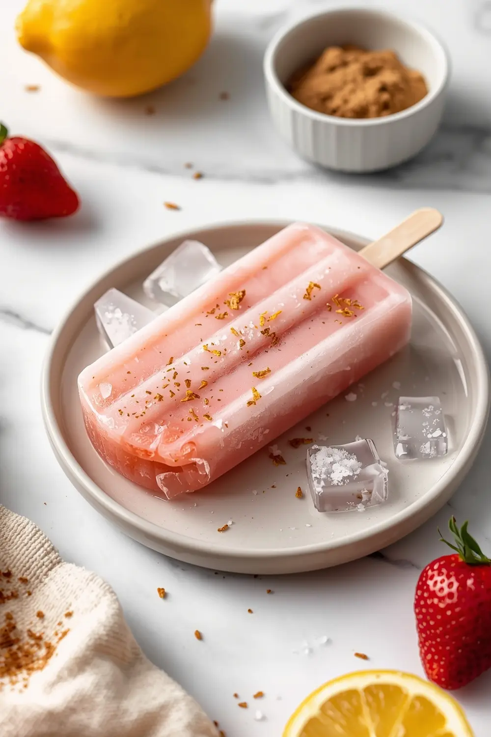 strawberry lemonade popsicles cozy